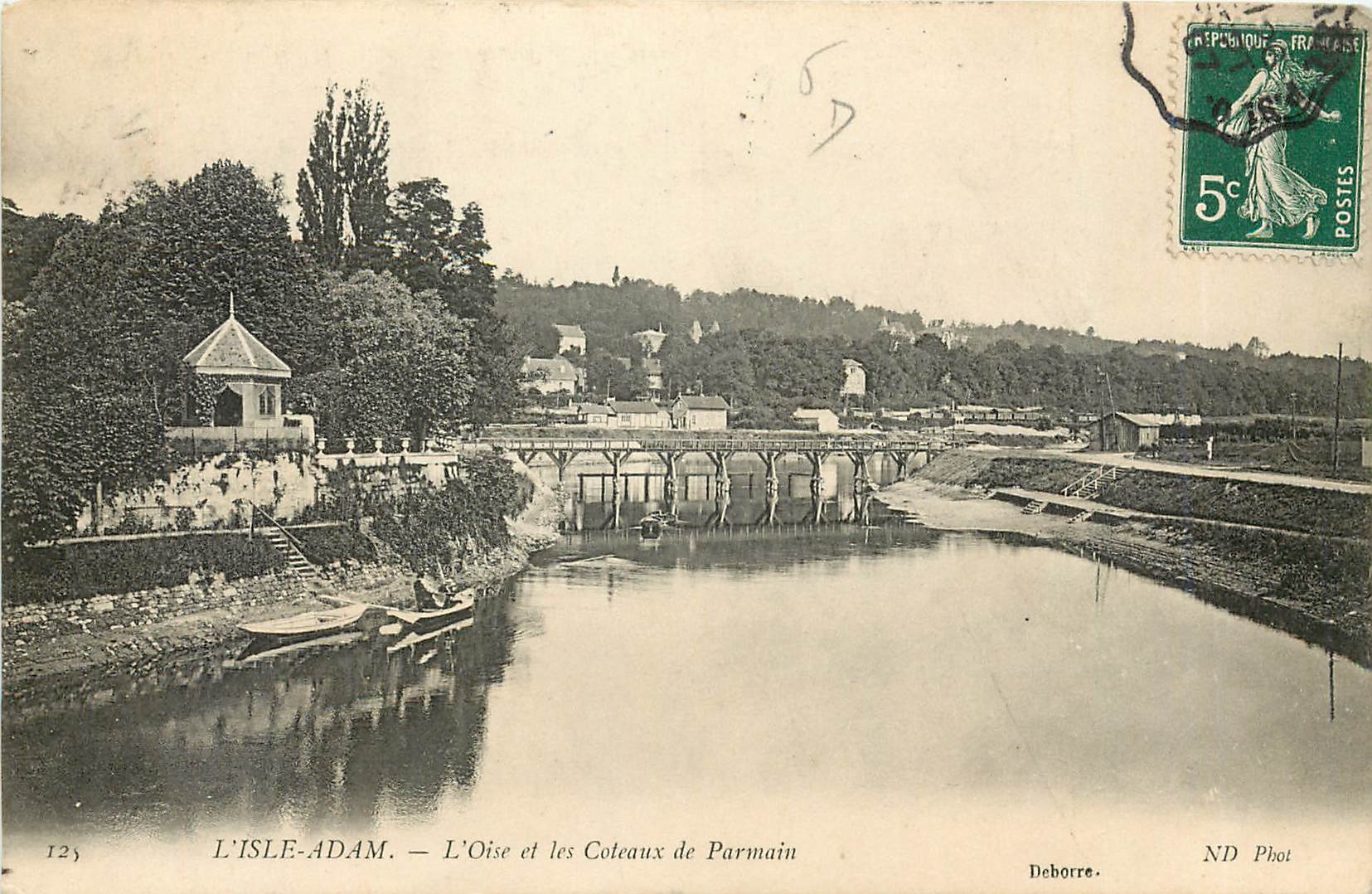 CPA L'isle Adam L'oise et les coteaux de Parmain