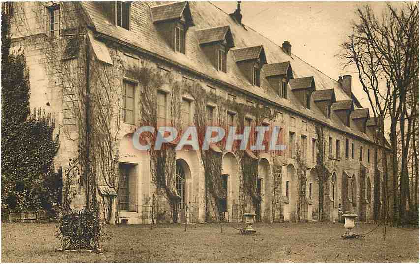 CPA Abbaye de Royaumont Asniere sur oise S et O batiment des hotes