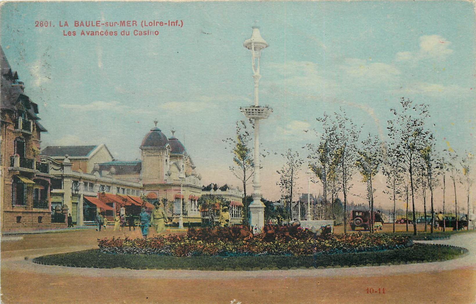 CPA La baule sur mer Loire les Avancees du Casino