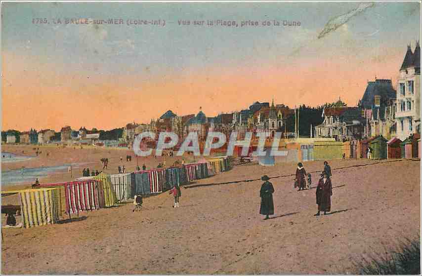 CPA La baule sur mer Loire vue sur la plage prise de la dune
