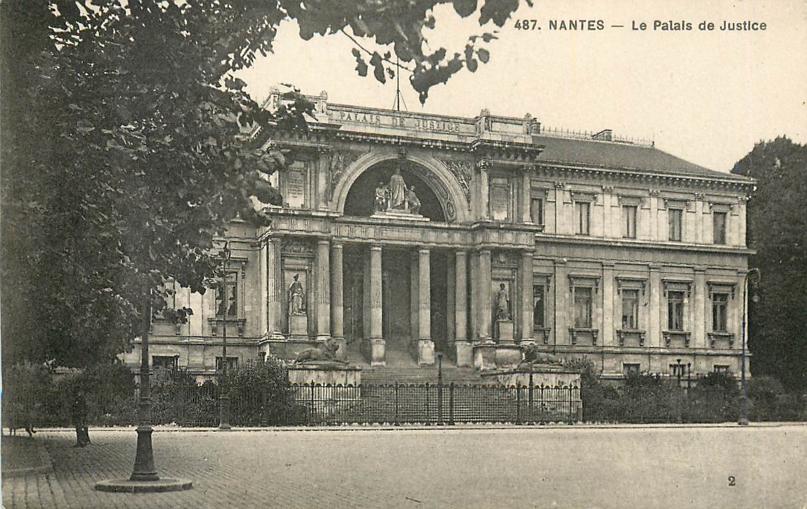 CPA Nantes Le Palais de Justice
