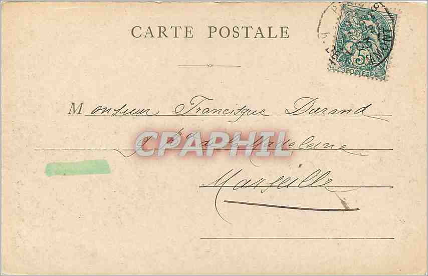 CPA Paris Jardin des plantes  — Rückseite