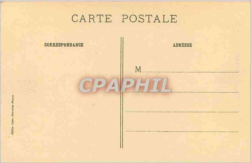 CPA Archives nationales portes de l' hotel de Clisson — Rückseite