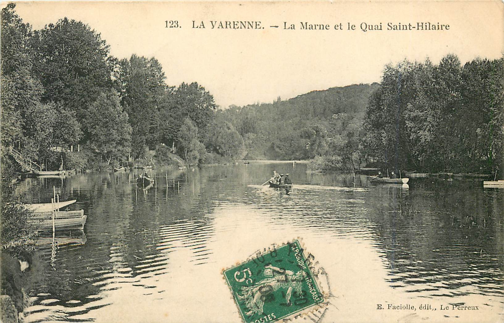 CPA Lavarenne la Marne et le Quai Saint hilaire