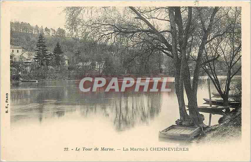 CPA Le Tour de Marne La Marne a Chennevieres