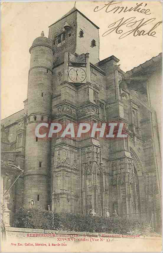 CPA Rembercour aux bos l'Eglise monument historique XIV e XVI e siecls 