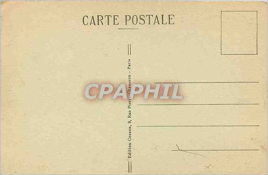 CPA Paris le square d' Avers et le Sacre coeur vue generale CM — Rückseite