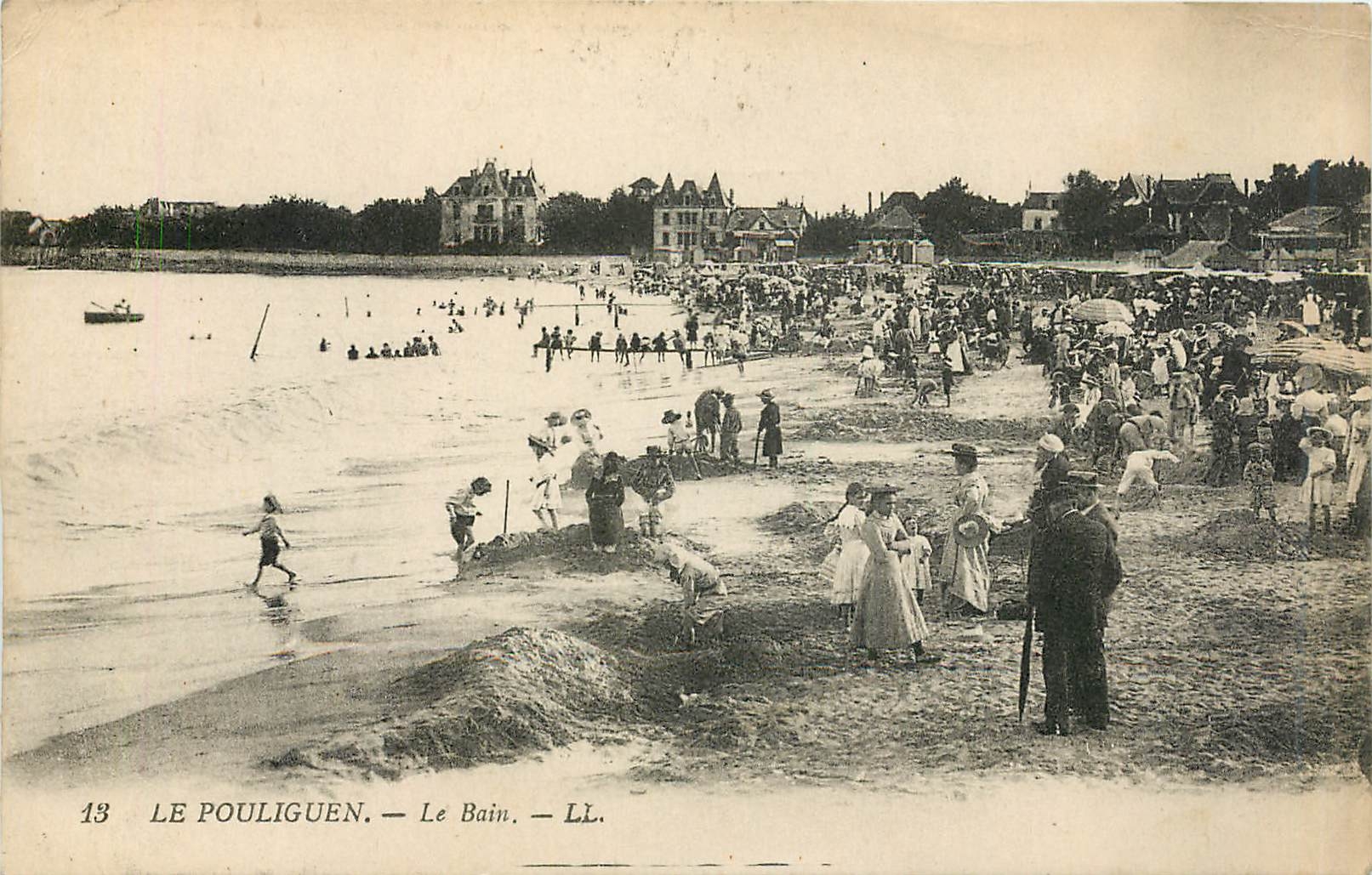 CPA Le Pouliguen- le bain LL