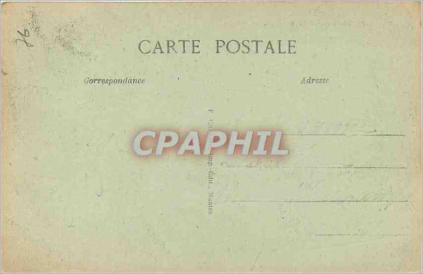 CPA Batz Loire La grande cote — Back