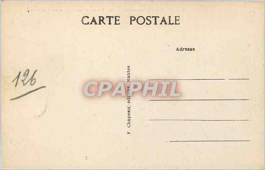 CPA Le croisic loire inf   La Cote vers Port Lin devant Pen Aval — Back
