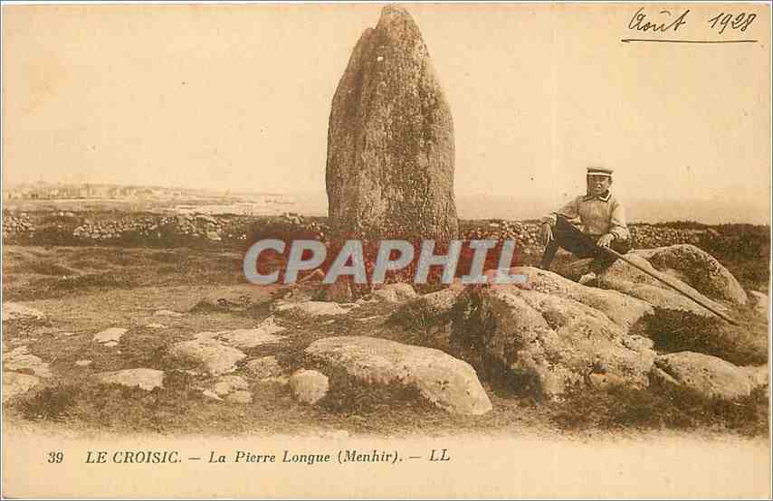 CPA Le croisic loire inf   La Pierre Longue Menhir LL