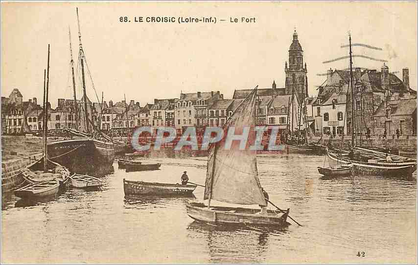 CPA Le croisic loire inf Le Port Bateaux