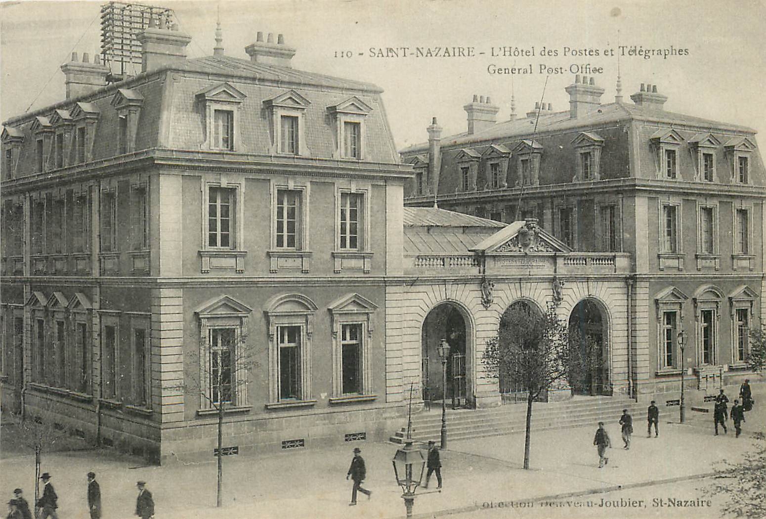 CPA Saint Nazaire l'Hotel des postes et Telegraphes Genetal Post Ofice