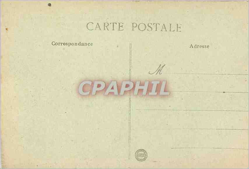 CPA Saint Nazaire l'Hotel des postes et Telegraphes Genetal Post Ofice — Back