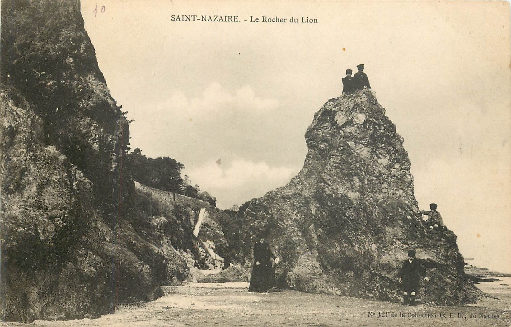 CPA Saint Nazaire le Rocher du Lion