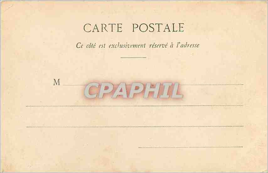 CPA Saint Nazaire le Rocher du Lion — Back
