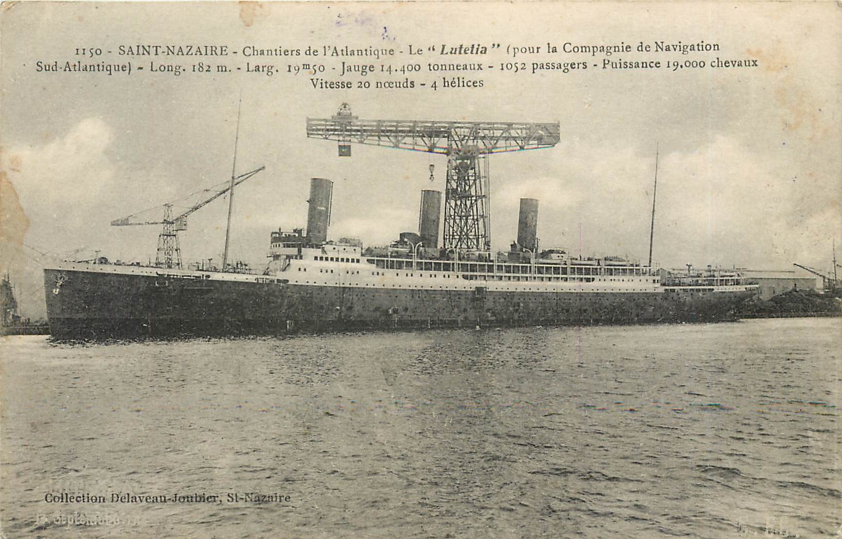CPA Saint Nazaire Chantiers de l'Atlantique 