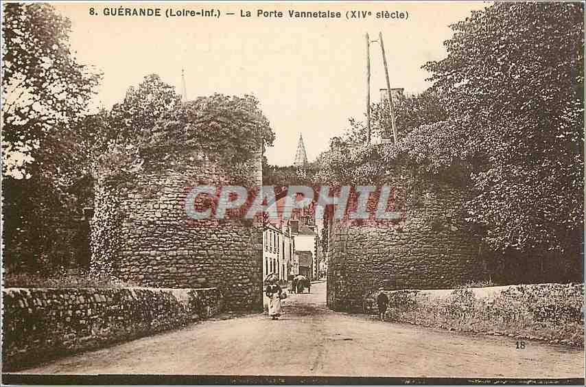 CPA Guerande Loire Inf La Porte Vannetale XIV e siecle