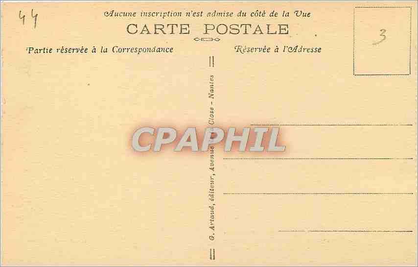 CPA Guerande Porte Saint Michel — Back