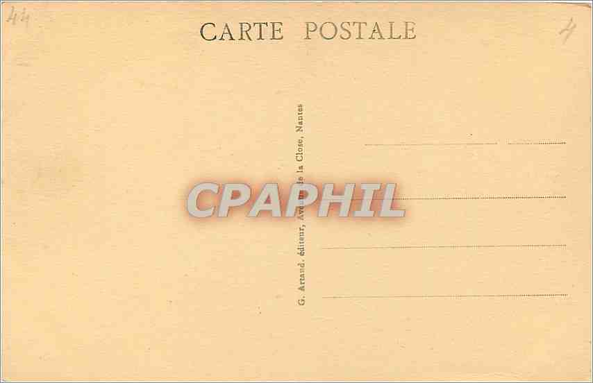 CPA Guerande Porte Saint Michel — Rückseite