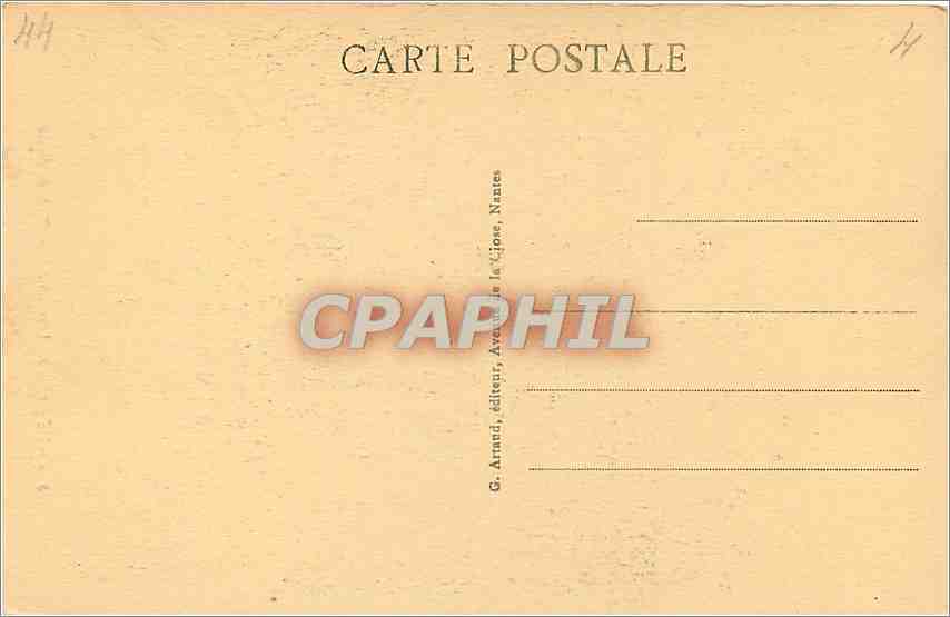 CPA Guerande Loire Inf Porte de Saille — Back