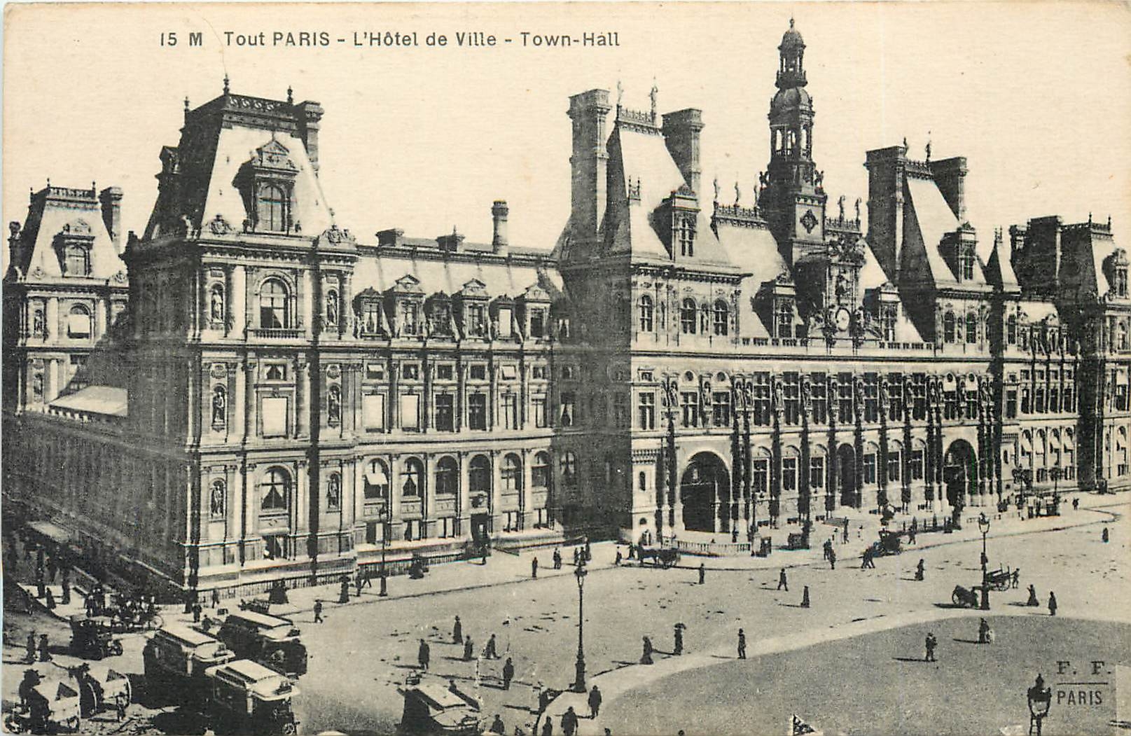 CPA Tout Paris l'Hotel de ville