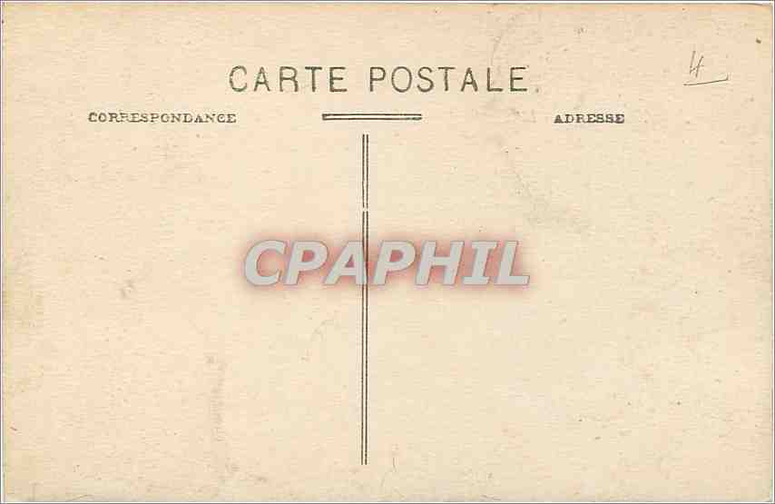 CPA Tout Paris l'Hotel de ville — Rückseite