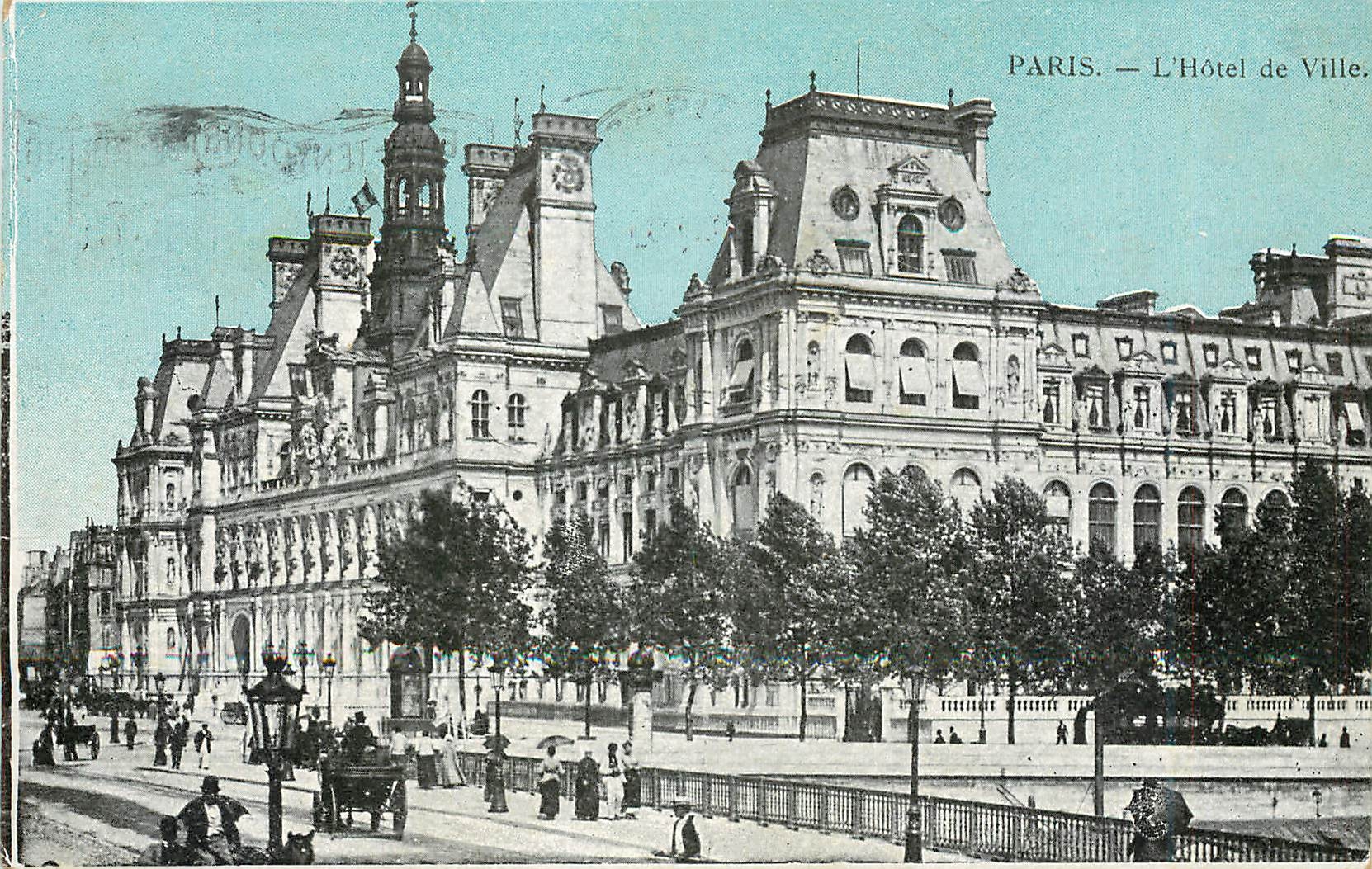 CPA Paris l'Hotel de ville 