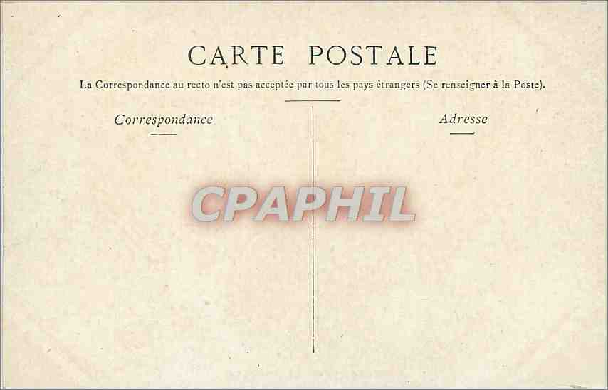 CPA Paris Theatre Francais — Rückseite