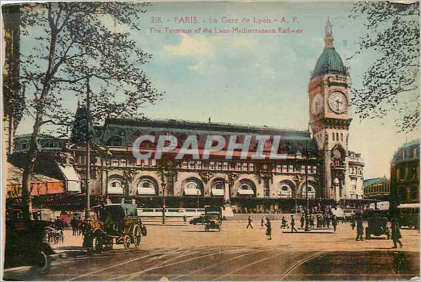 CPA Paris La Gare de Lyon