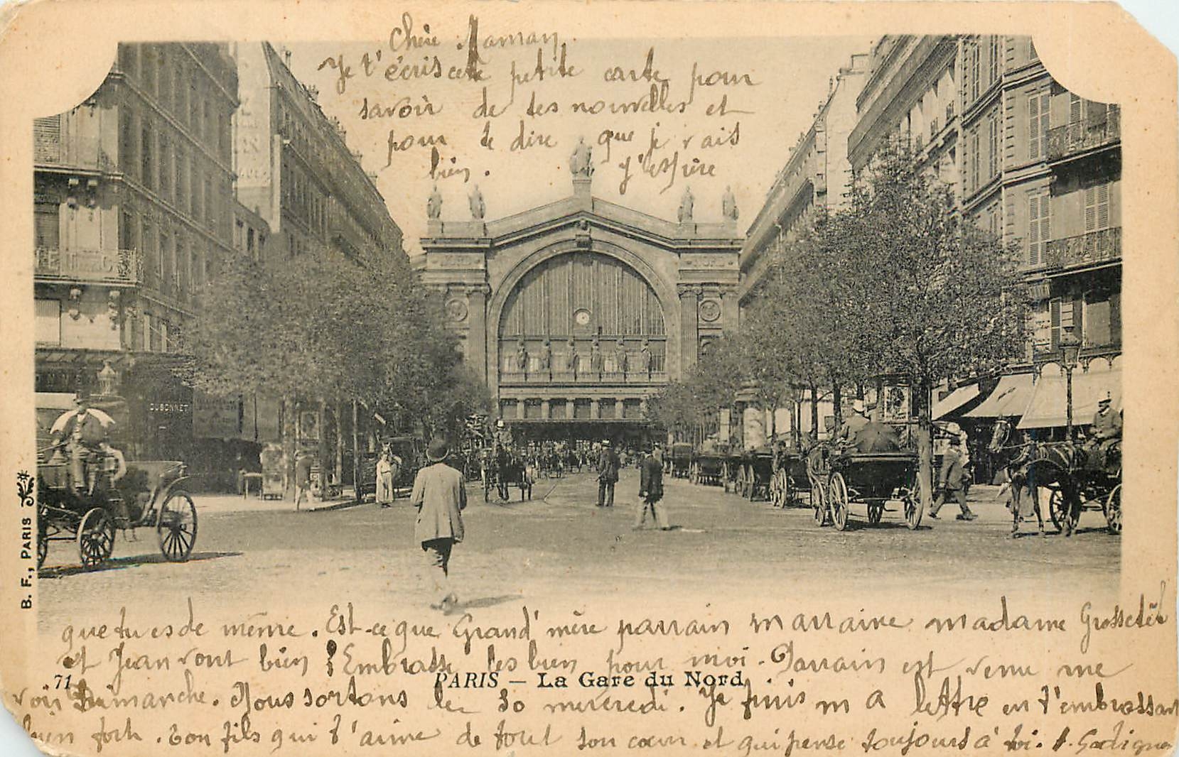 CPA Paris La Gare du Nord