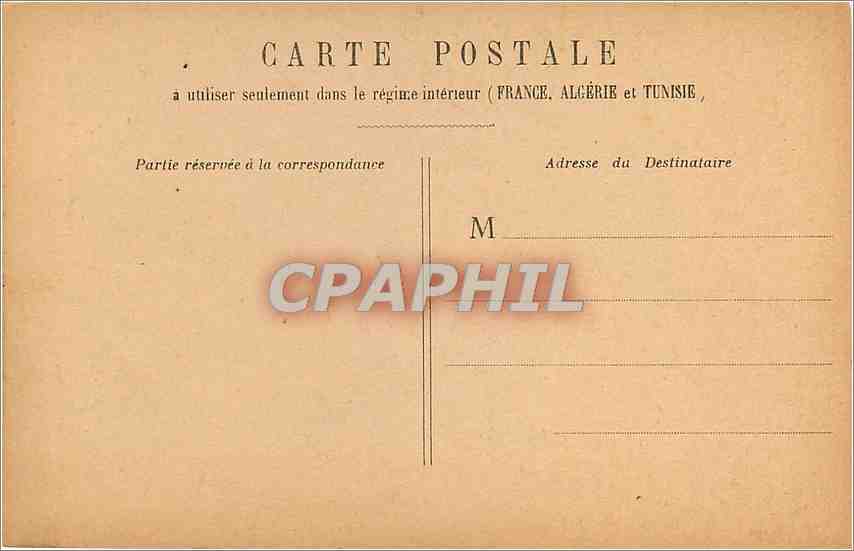 CPA Paris Palais de la Legion d' Honneur — Rückseite
