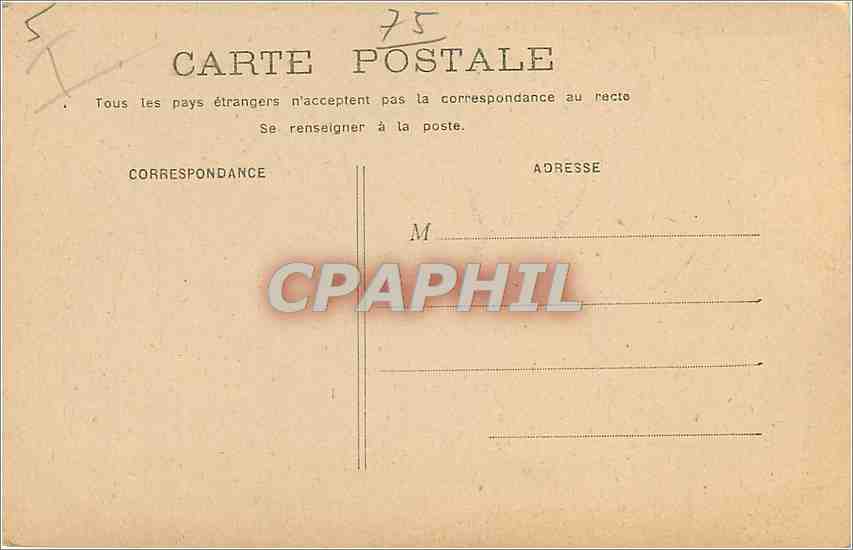 CPA ParisTheatre de la Comedie francaise — Rückseite