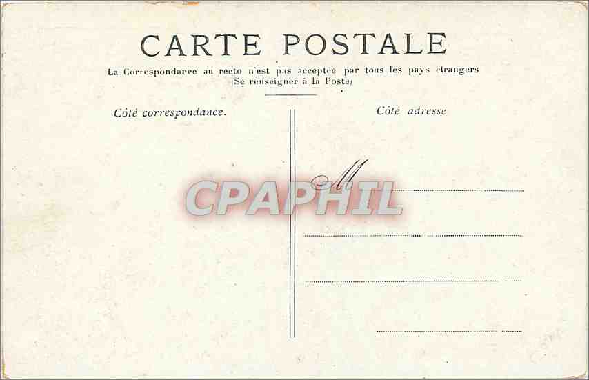 CPA Paris le petit Palais des Champs Elysees Chocolat Guerin Boutron — Rückseite