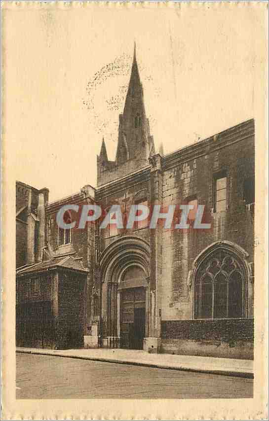 CPA Le Vieux grenoble Eglise Saint Andre Clocher du XIII e siecle fcade en partie u Xve siecle