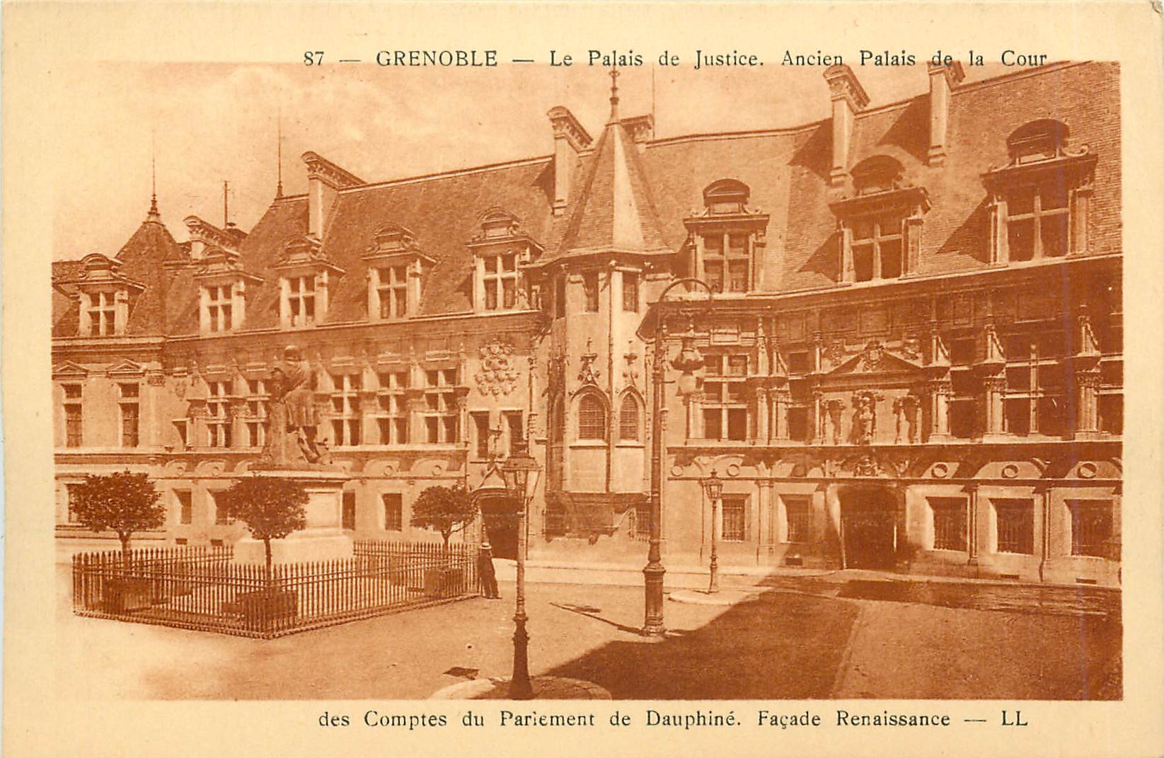 CPA Grenoble le palais de justice Ancien palais de la cour des comptes