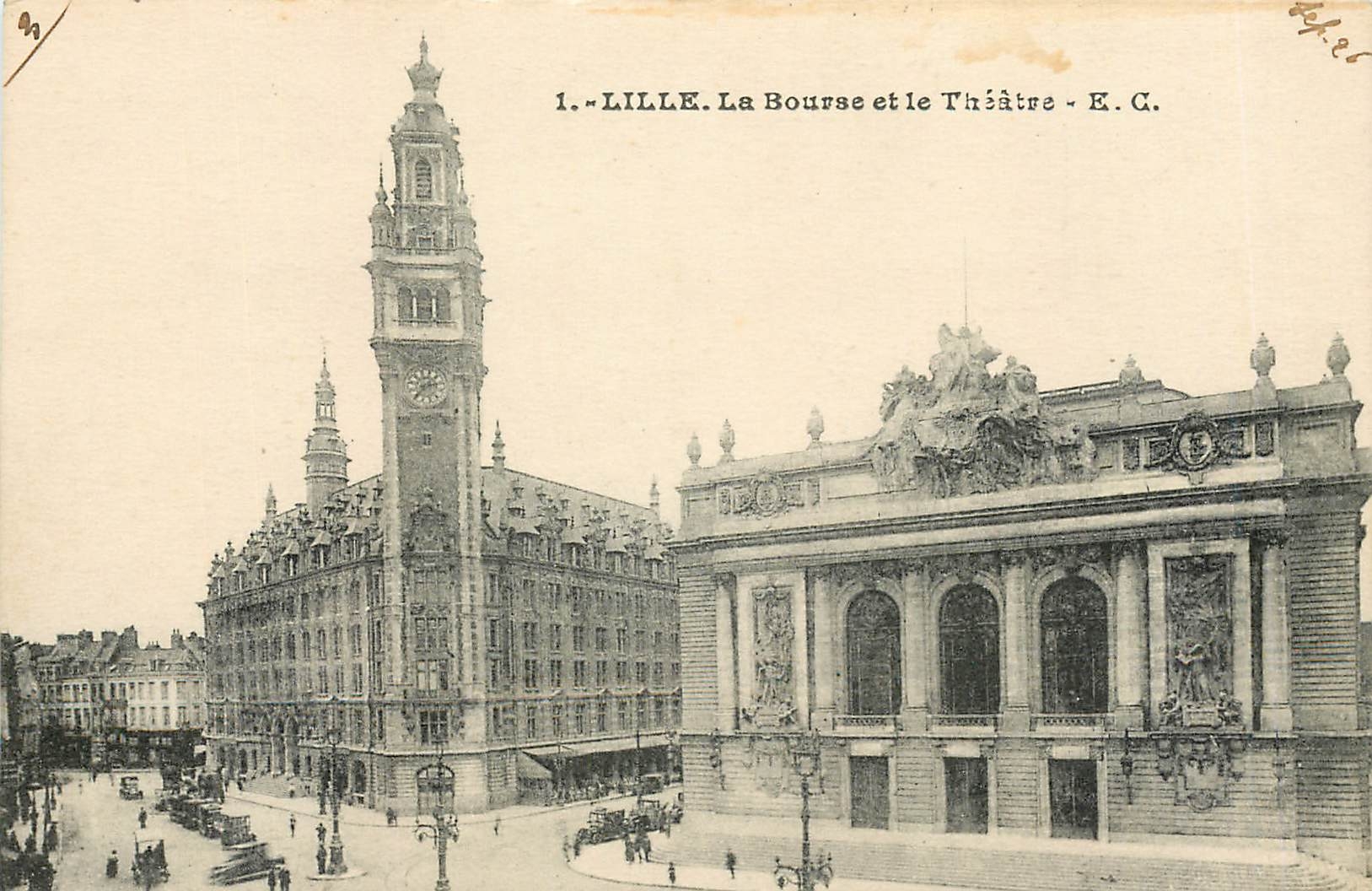 CPA Lille la bourse et le theatre