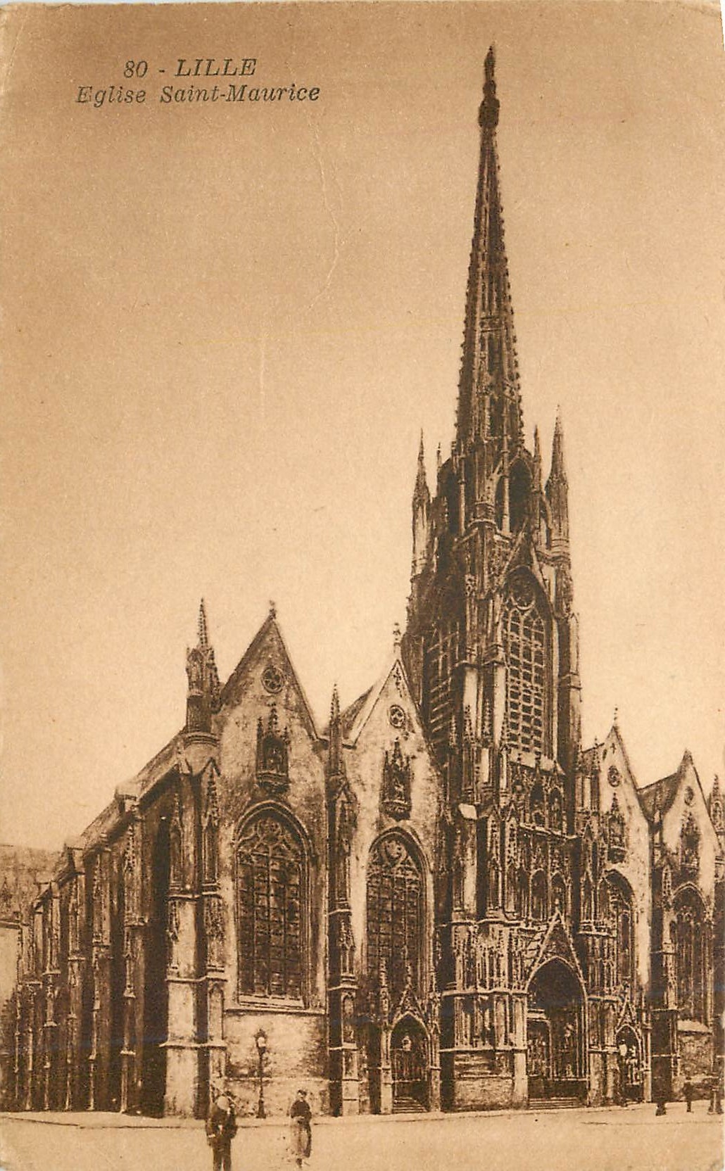 CPA Lille Eglise Saint-Maurice