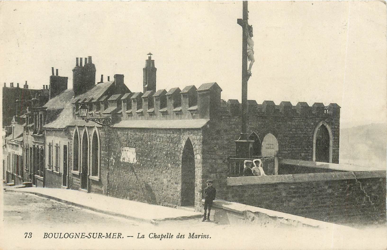 Boulogne-sur-Mer — The Chapel of the Marines — Unidentified publisher, no. 73