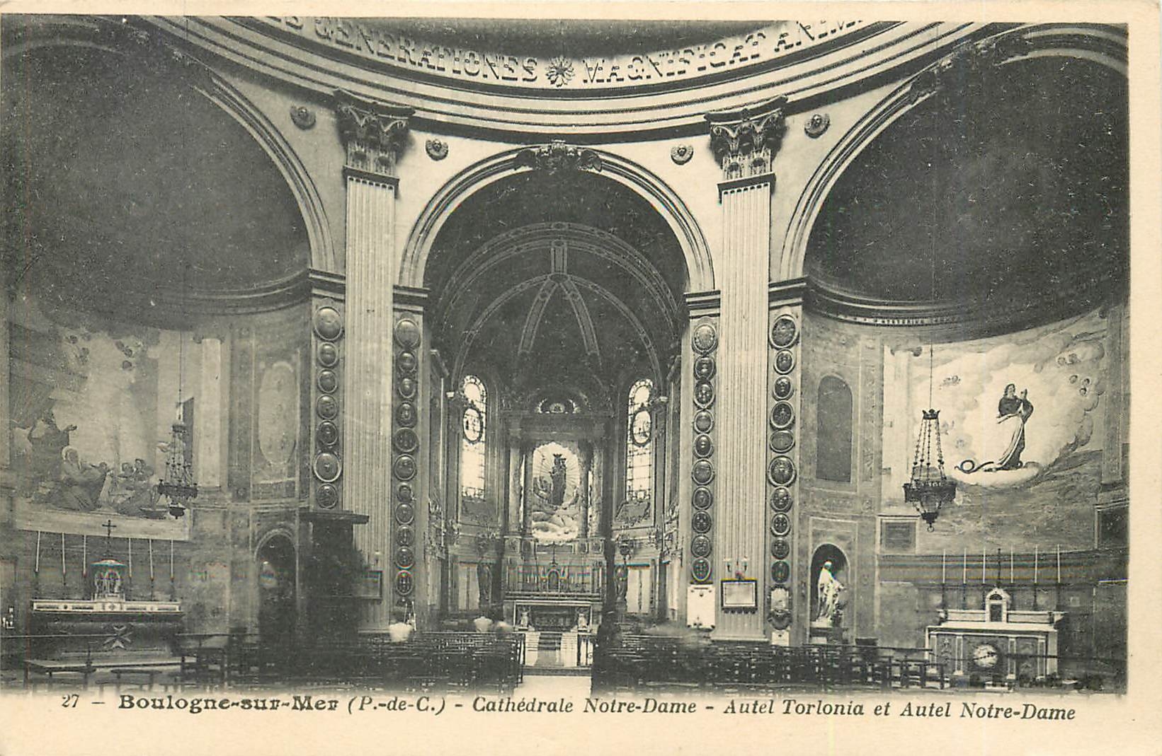 Boulogne-sur-Mer - Kathedrale Notre-Dame - Altar Torlonia und Altar Notre-Dame