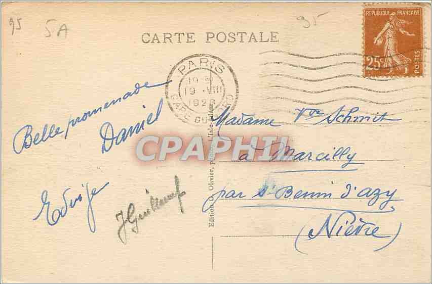 CPA Isle-Adam la plage le grand bain — Back