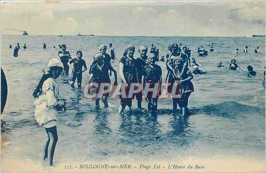 Boulogne-sur-Mer - Oststrand - Die Badezeit