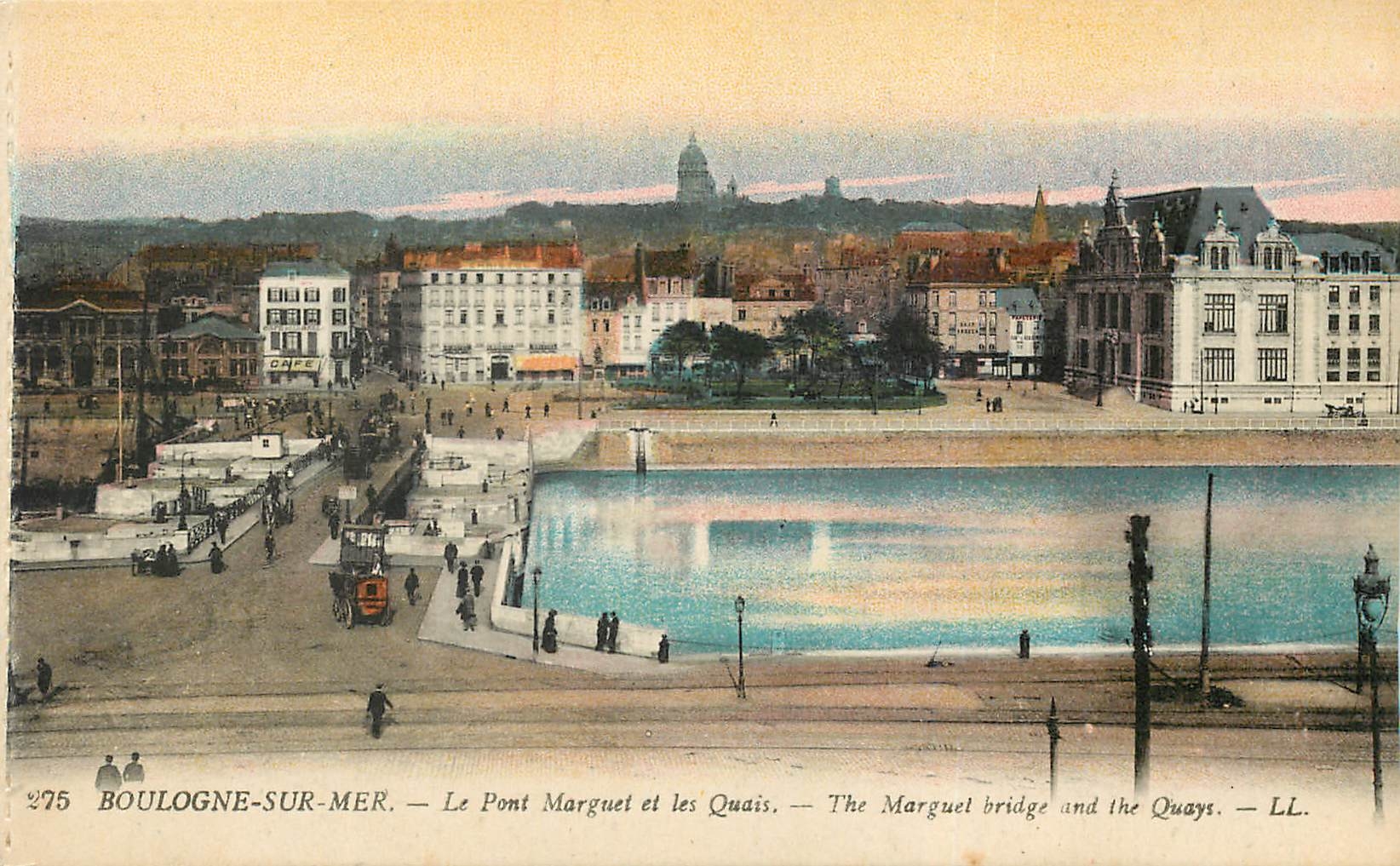Boulogne-sur-Mer — Le Pont Marguel et les Quais — LL. — N° 275