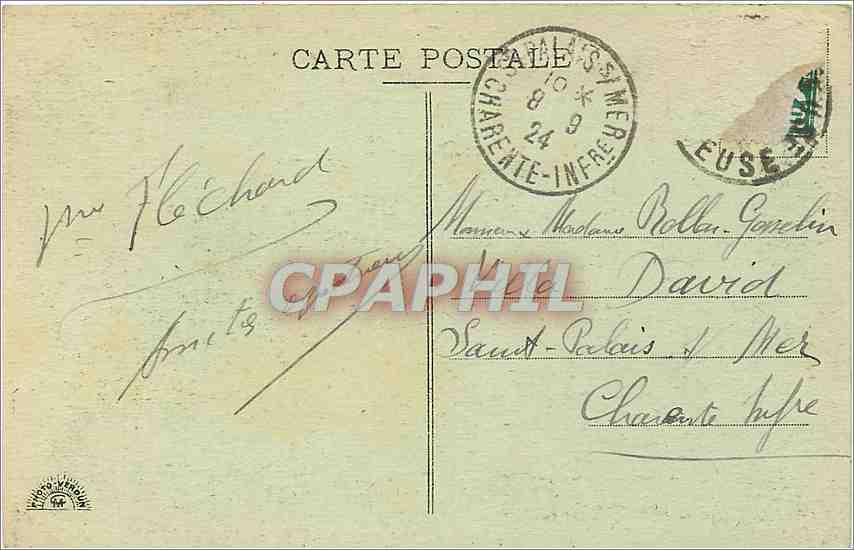 CPA la bataille de Verdun la route du circuits des champs de bataille — Rückseite