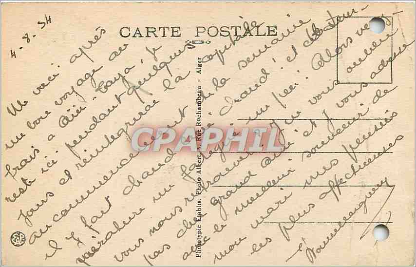 CPA Ain Taya La plage — Reverso