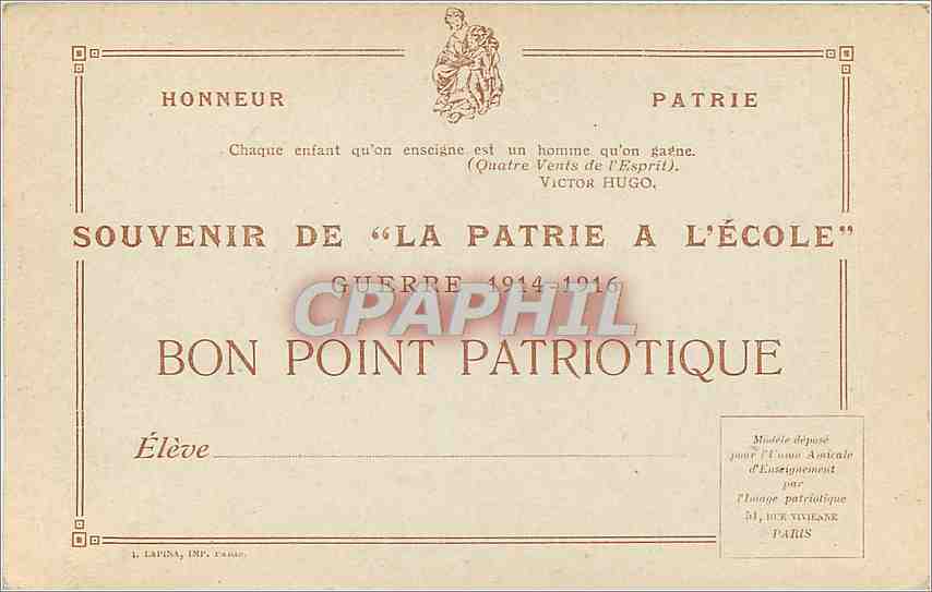 CPA Apres le crime de reims le crime d'arras — Verso