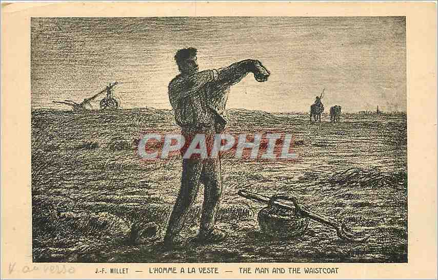 CPA Millet L'Homme a la veste