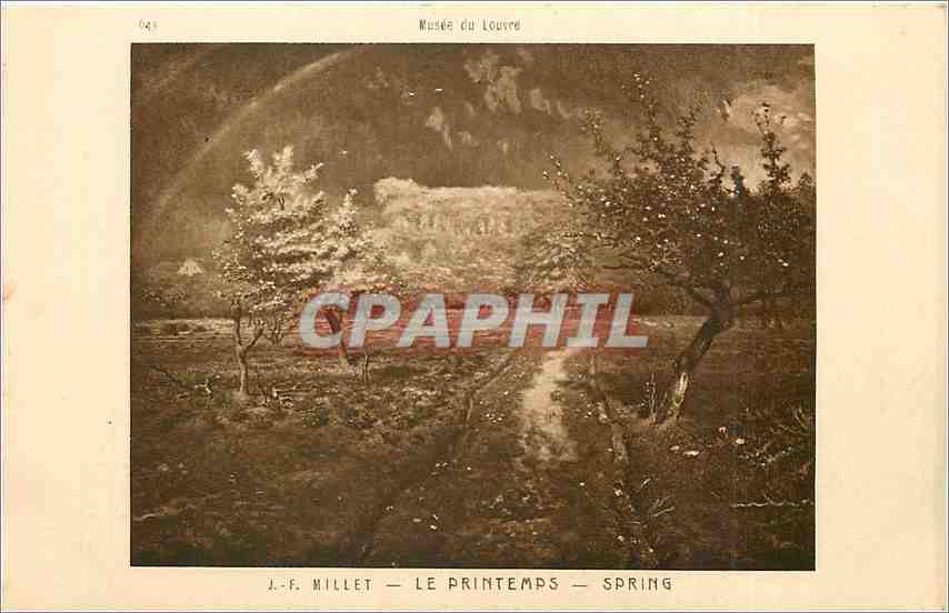 CPA Millet Le printemps