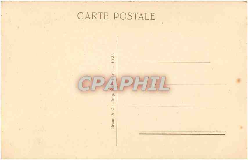 CPA Millet Le printemps — Verso
