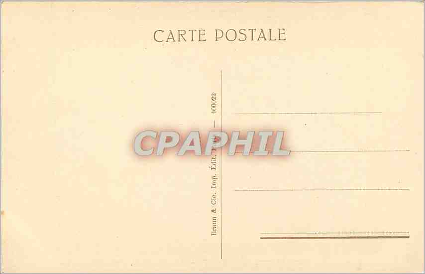 CPA Millet le parc a moutons Clair de lune — Verso